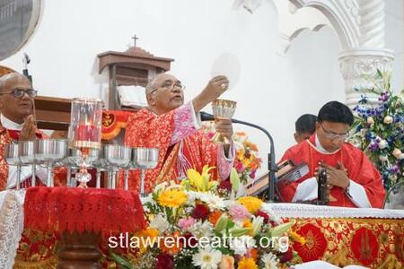 The Grand Day of the Festivities at Karkal St.Lawrence Shrine, Basilica, Attur